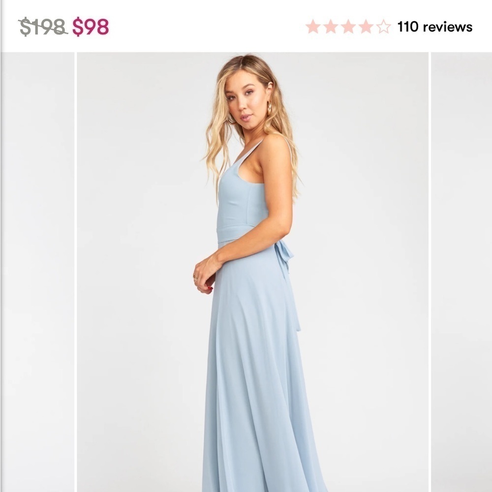 NWT Show Me Your Mumu Jenn Maxi Silver Sage, Multiple Sizes - Picture 5 of 8
